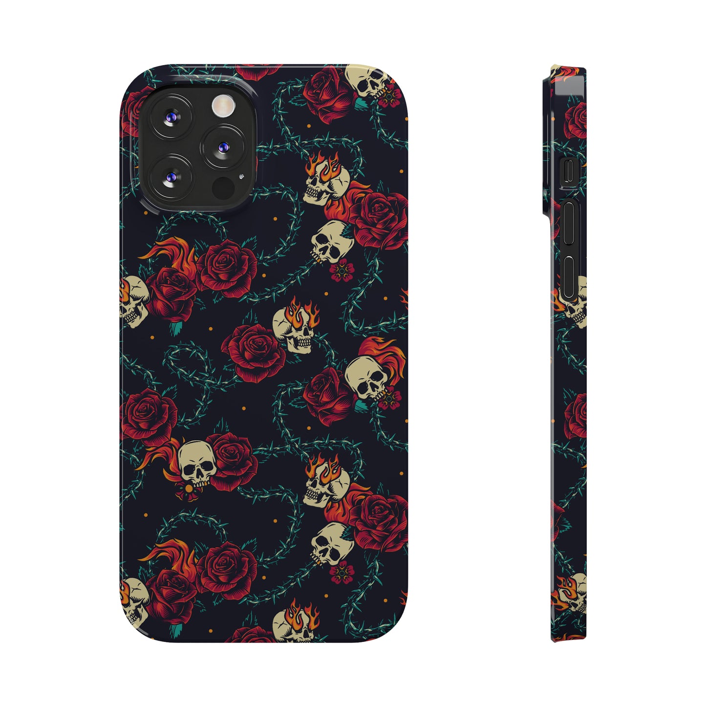 Skulls & Roses Snap Case