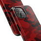 Red Camouflage Tough Case