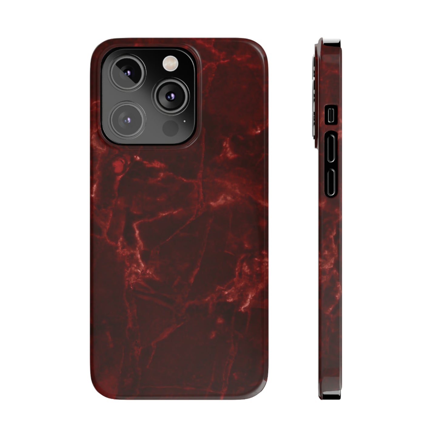 Red stone pattern Snap Case