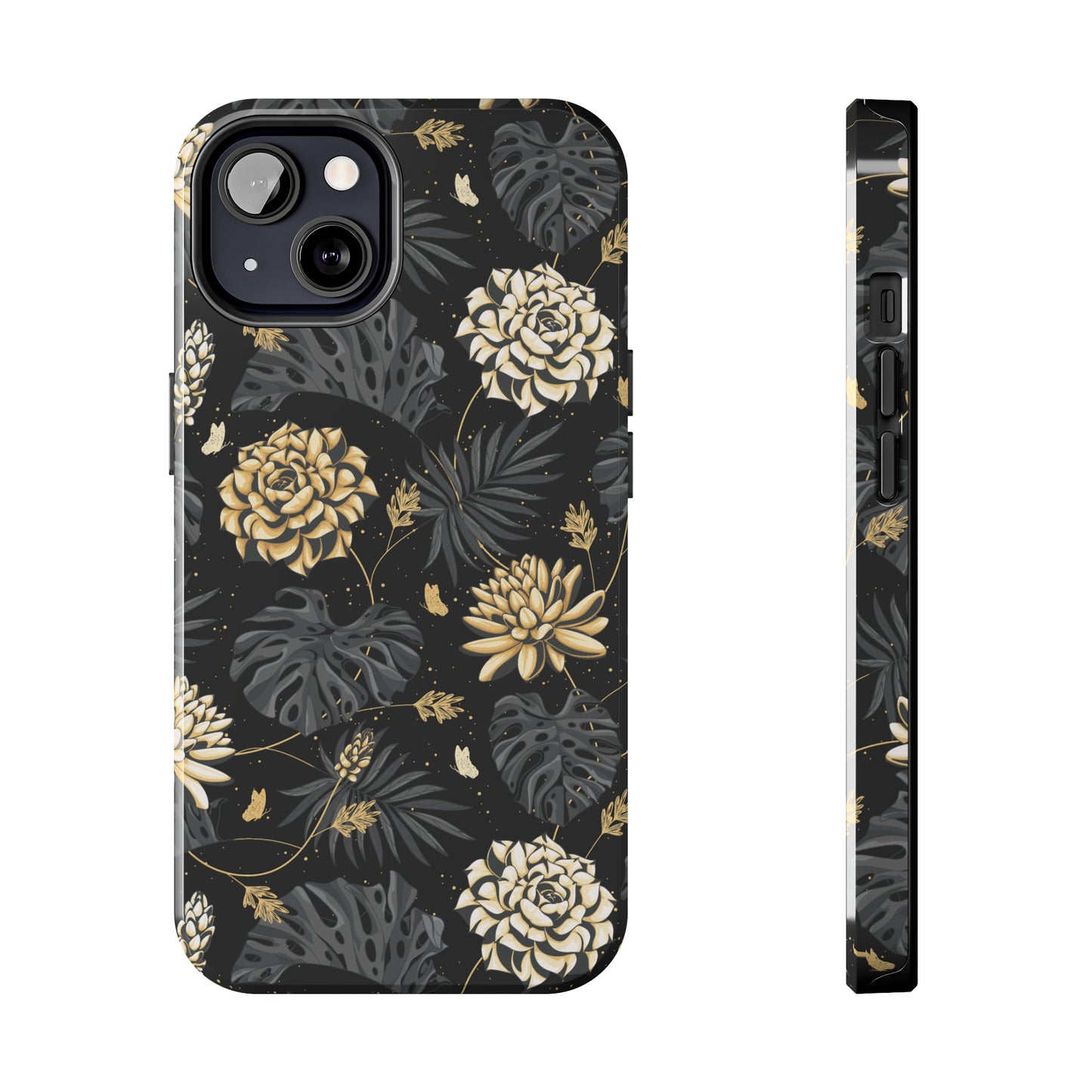 Golden Bloom Tough iPhone Case