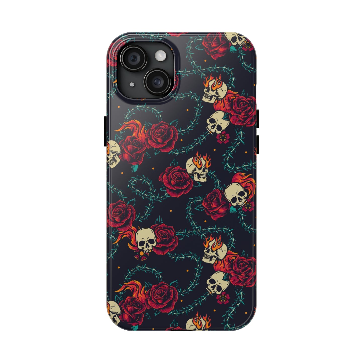 Skulls & Roses Tough iPhone Case