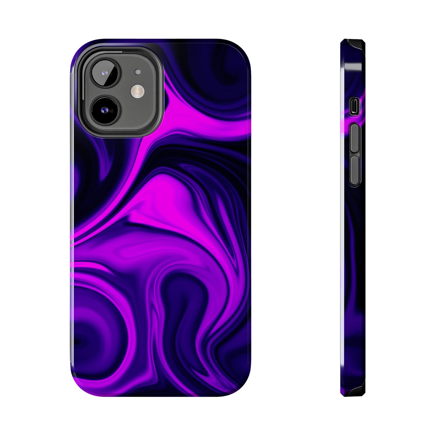 Purple liquid marble pattern Tough Case