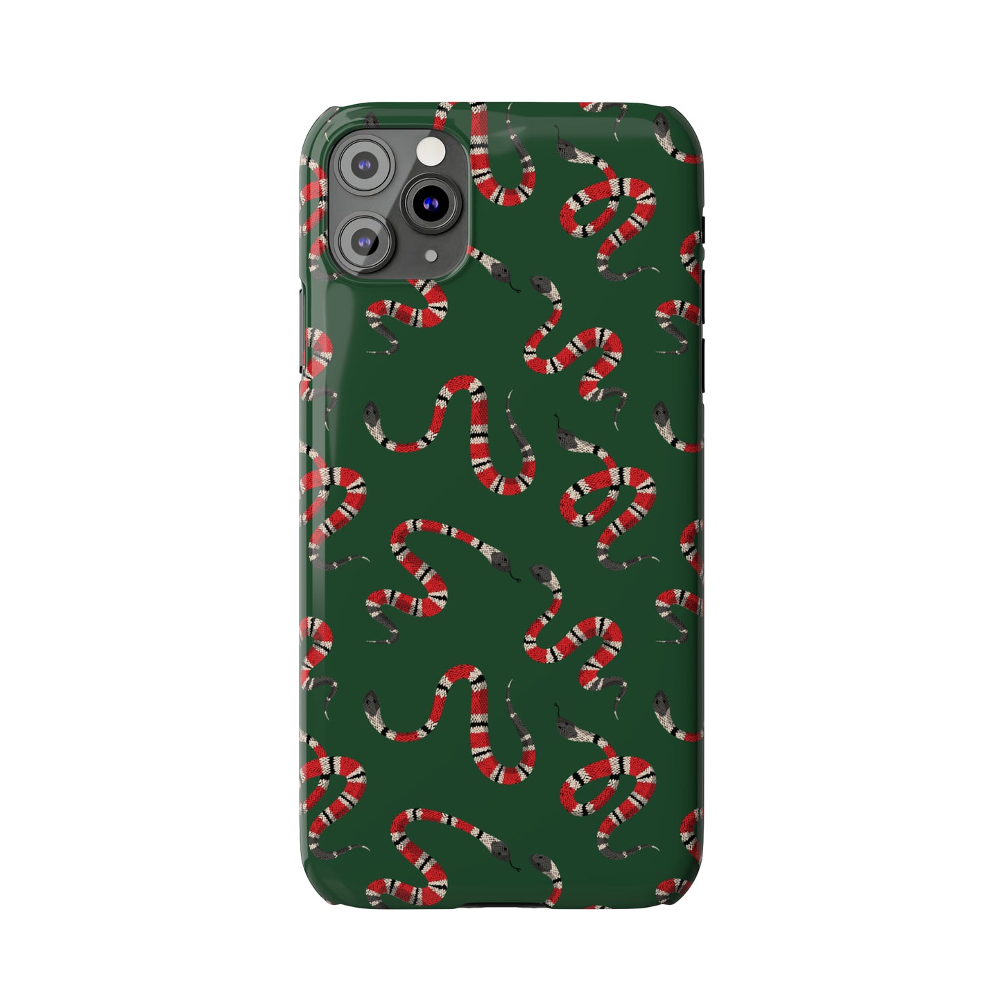 Snake Pattern Snap Case