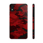 Red Camouflage Tough Case