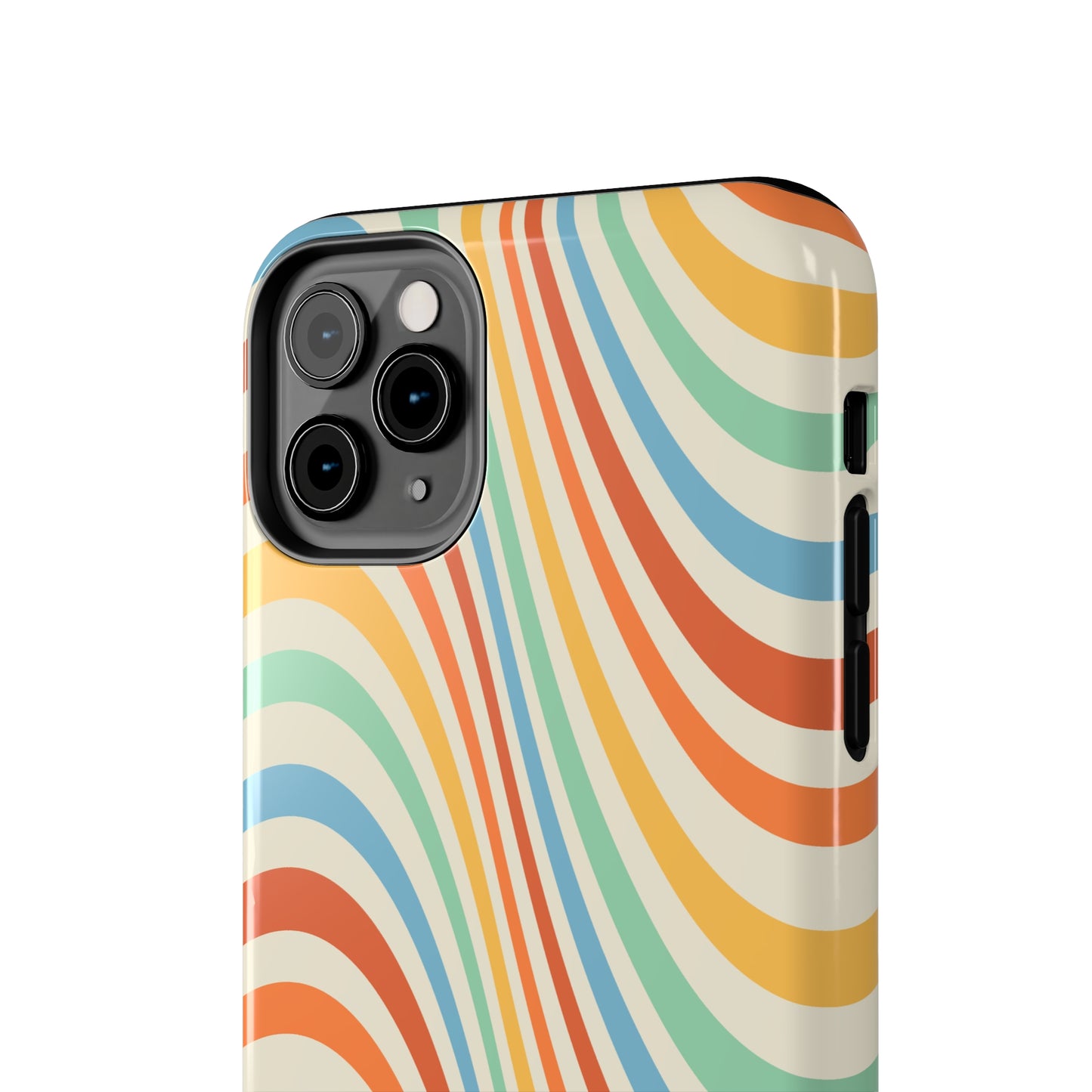 Retro Swirl Tough iPhone Case