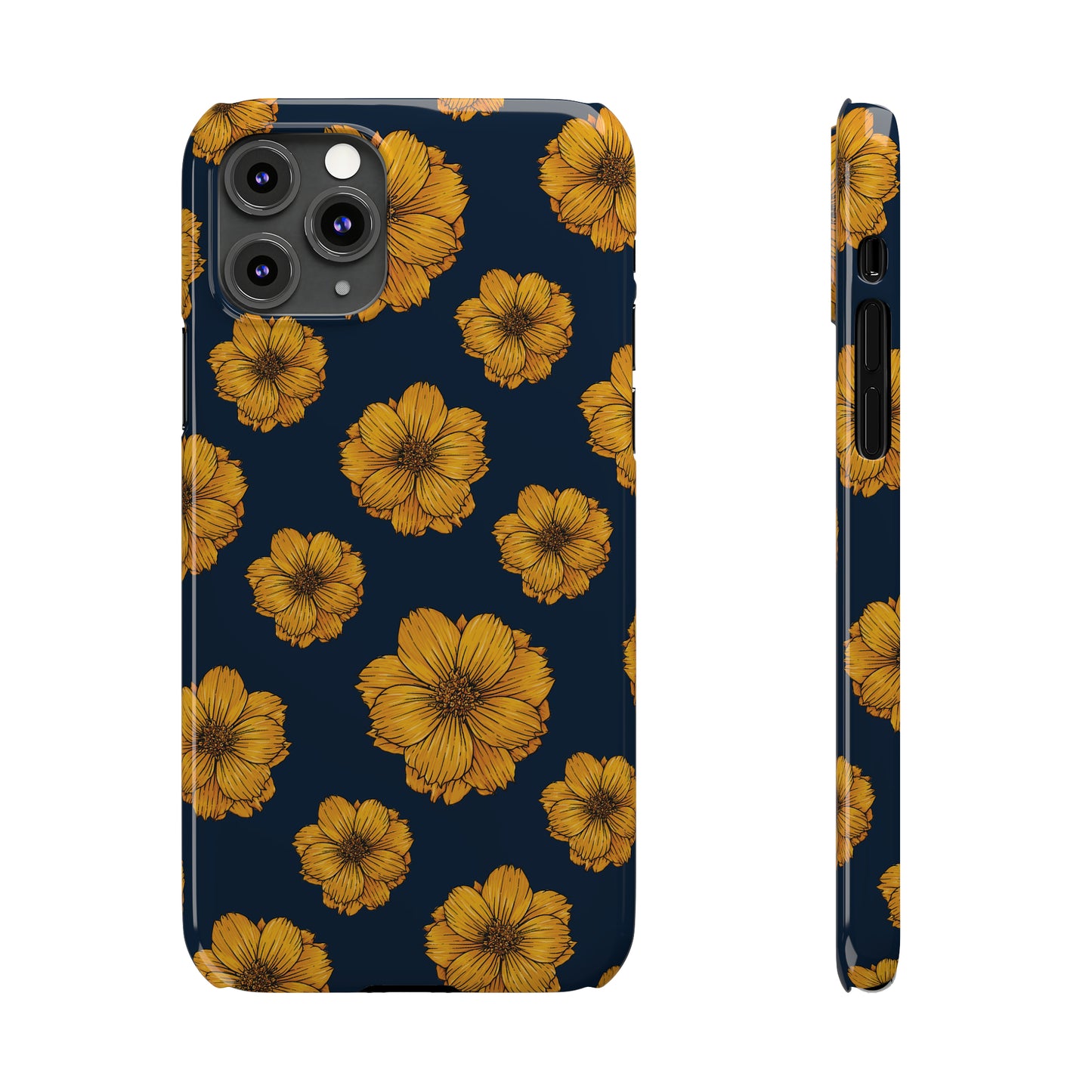 Sunflower Glimmer Snap Case