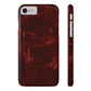 Red stone pattern Snap Case