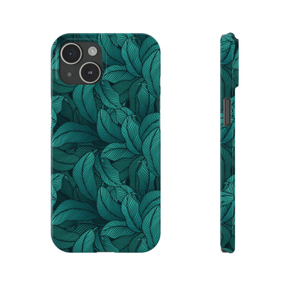 Tropical Leaves Snap Case