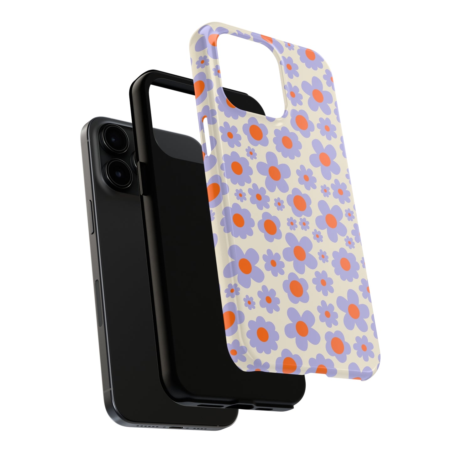 Groovy Flowers Tough iPhone Case