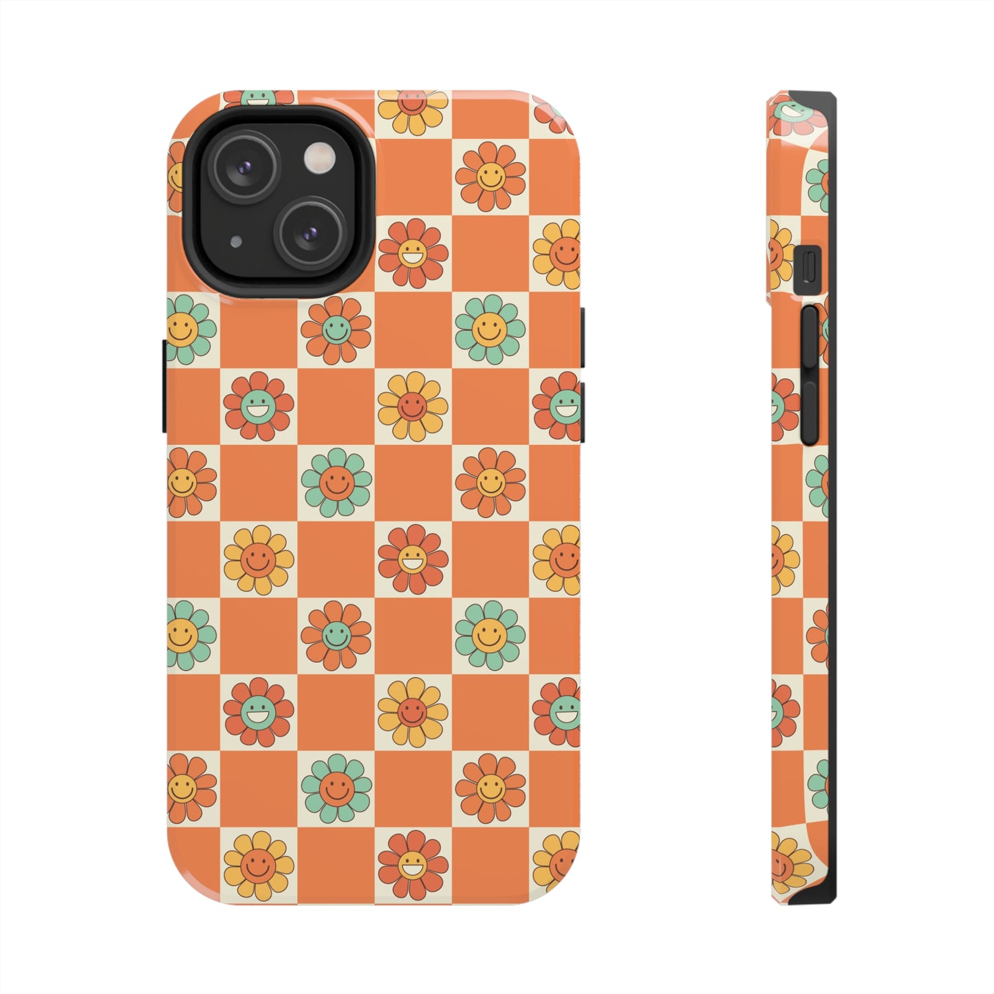 Retro Daisies Tough iPhone Case