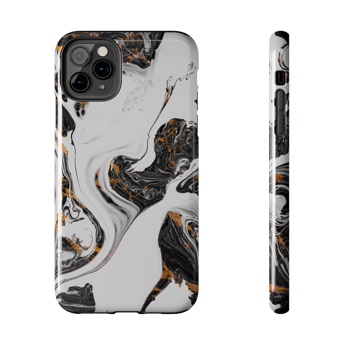 Misty Marble Tough iPhone Case