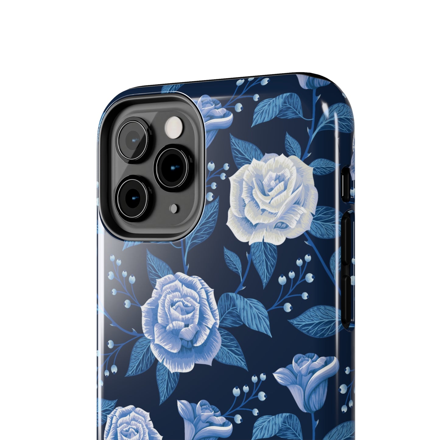 Midnight Rose Tough iPhone Case