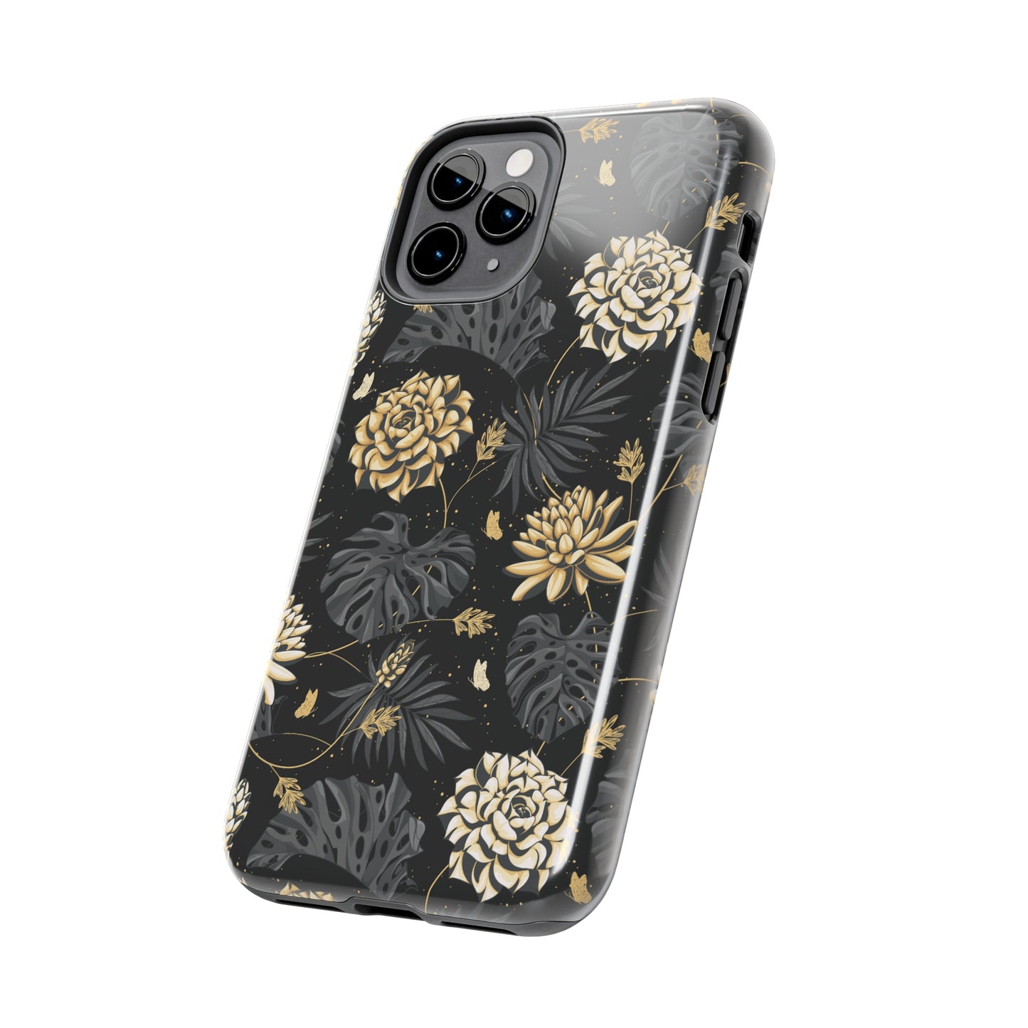 Golden Bloom Tough iPhone Case