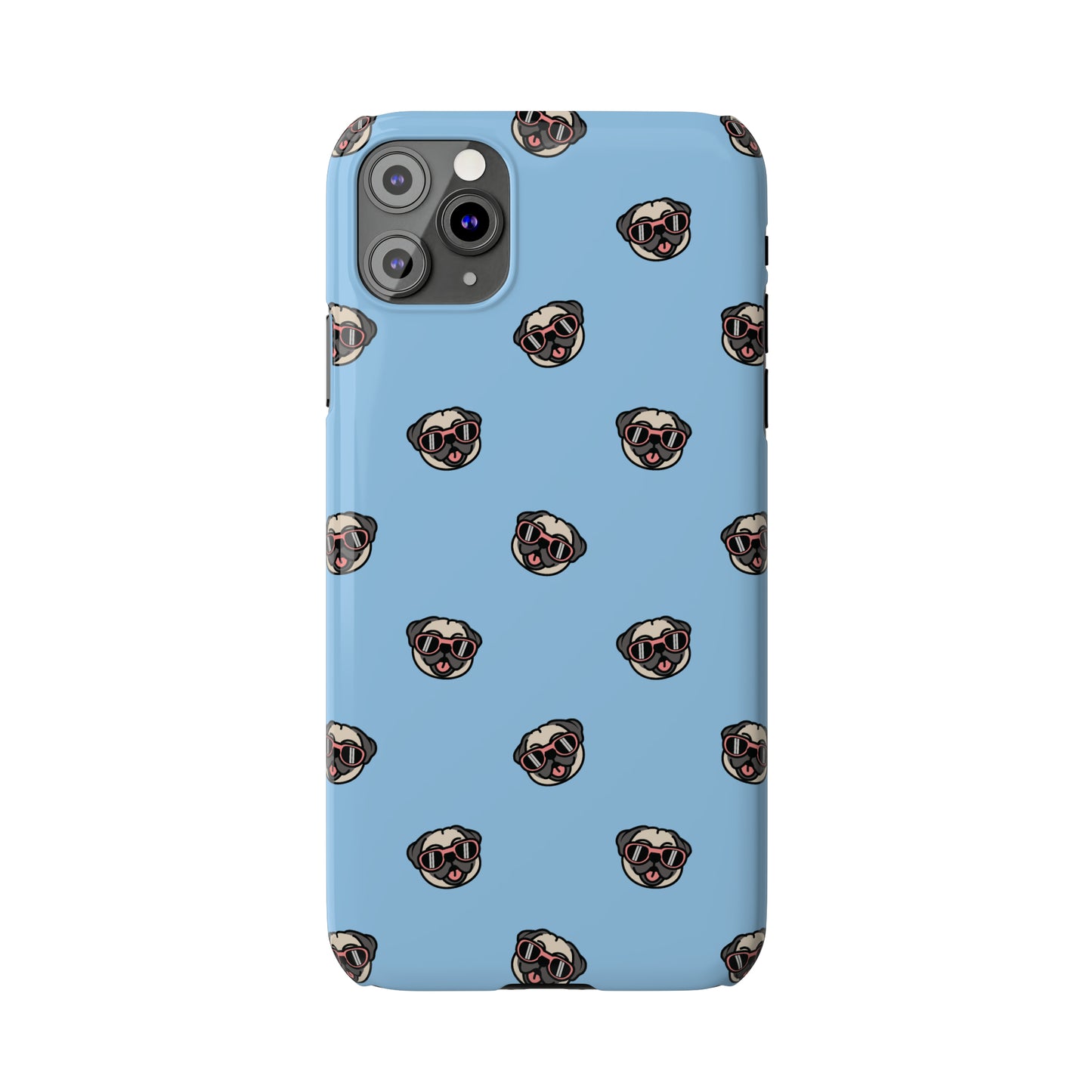 Pug Pattern Snap Case