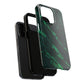 Dark green marble pattern Tough Case