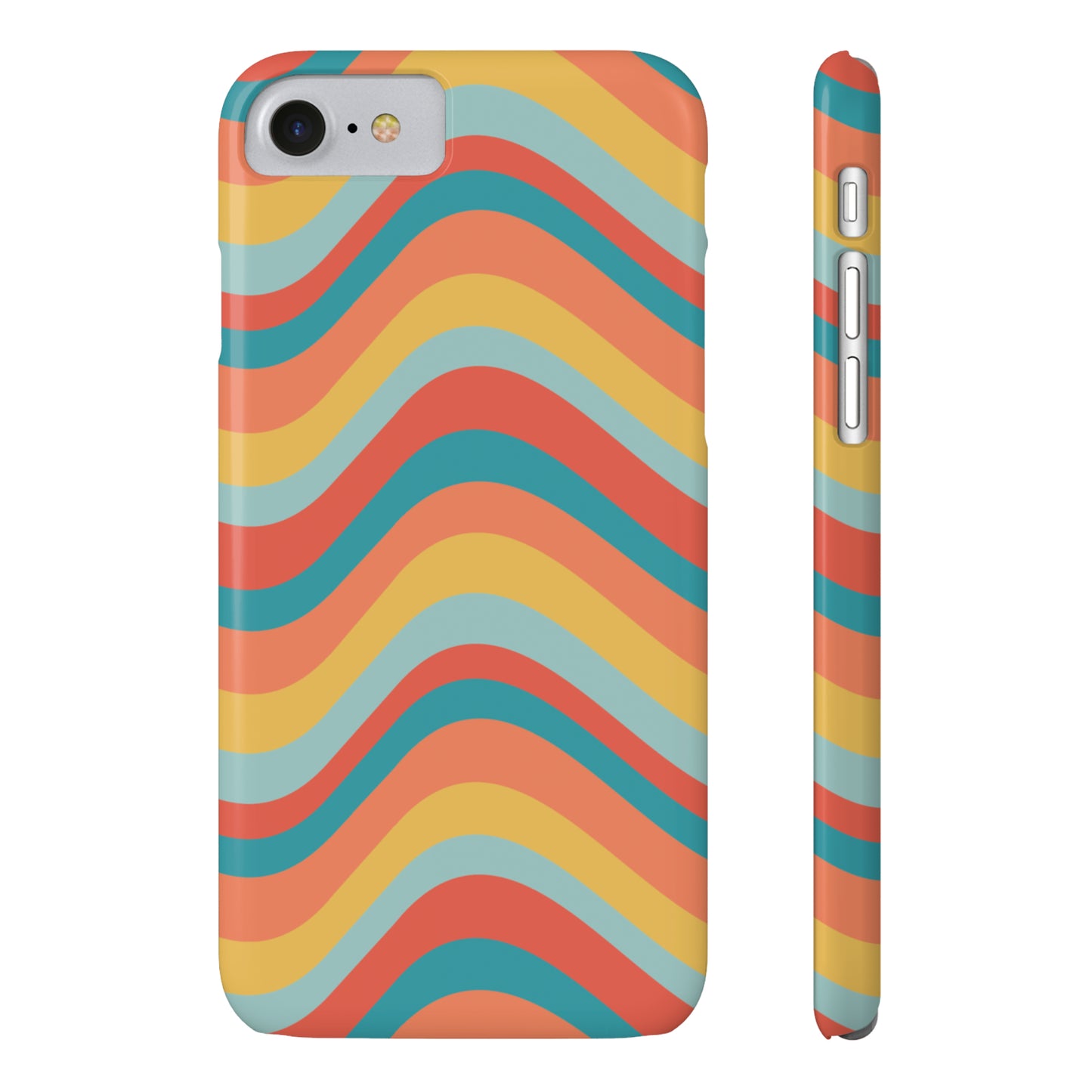 Wavy Pattern Snap Case