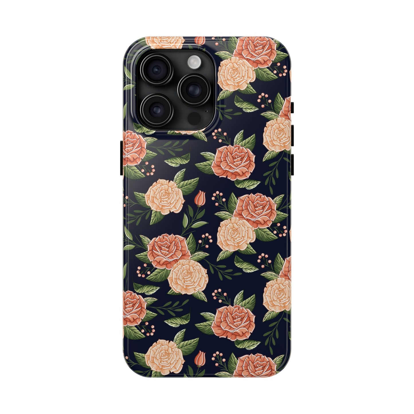 Vintage Rose Tough iPhone Case