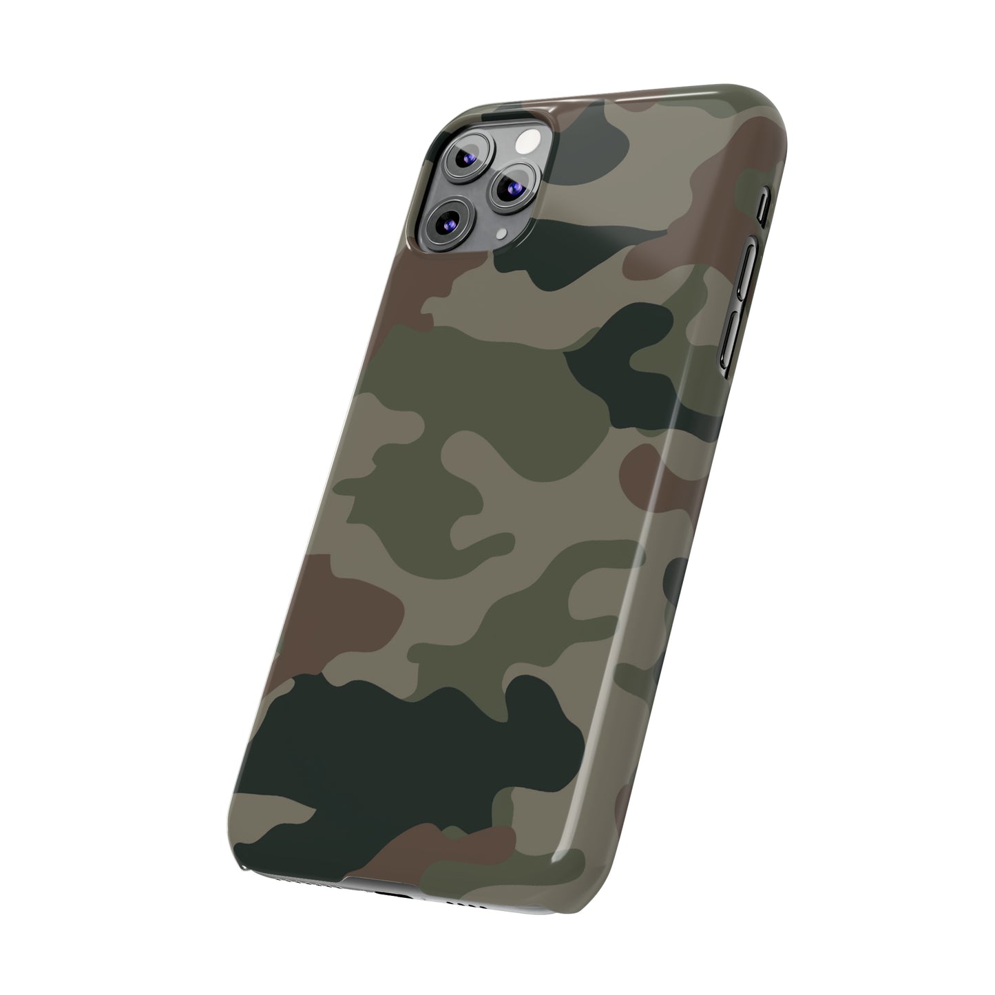 Dark Camouflage Snap Case