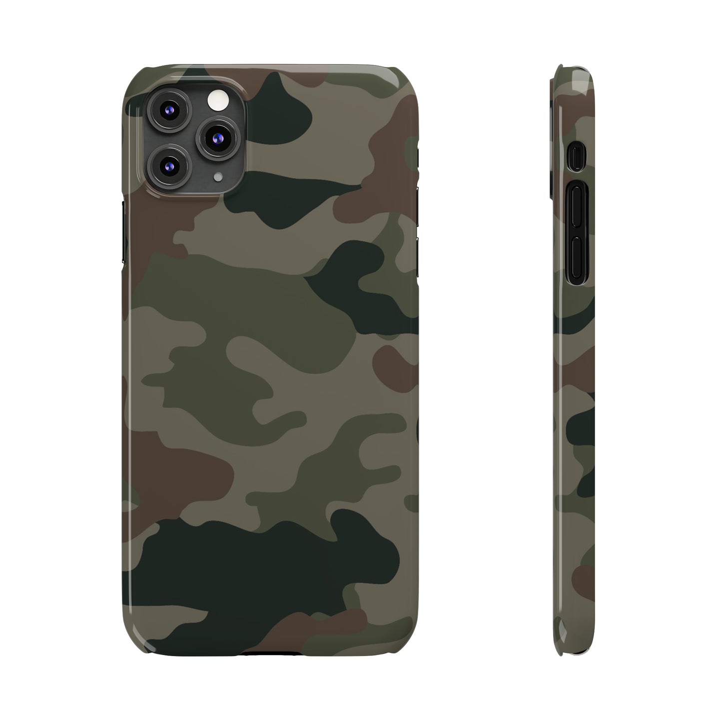 Dark Camouflage Snap Case