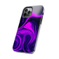 Purple liquid marble pattern Tough Case