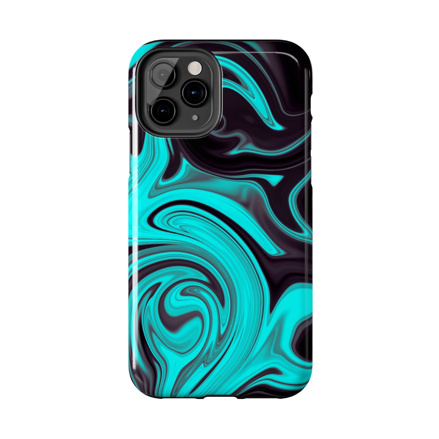 Aqua liquid marble pattern Tough Case