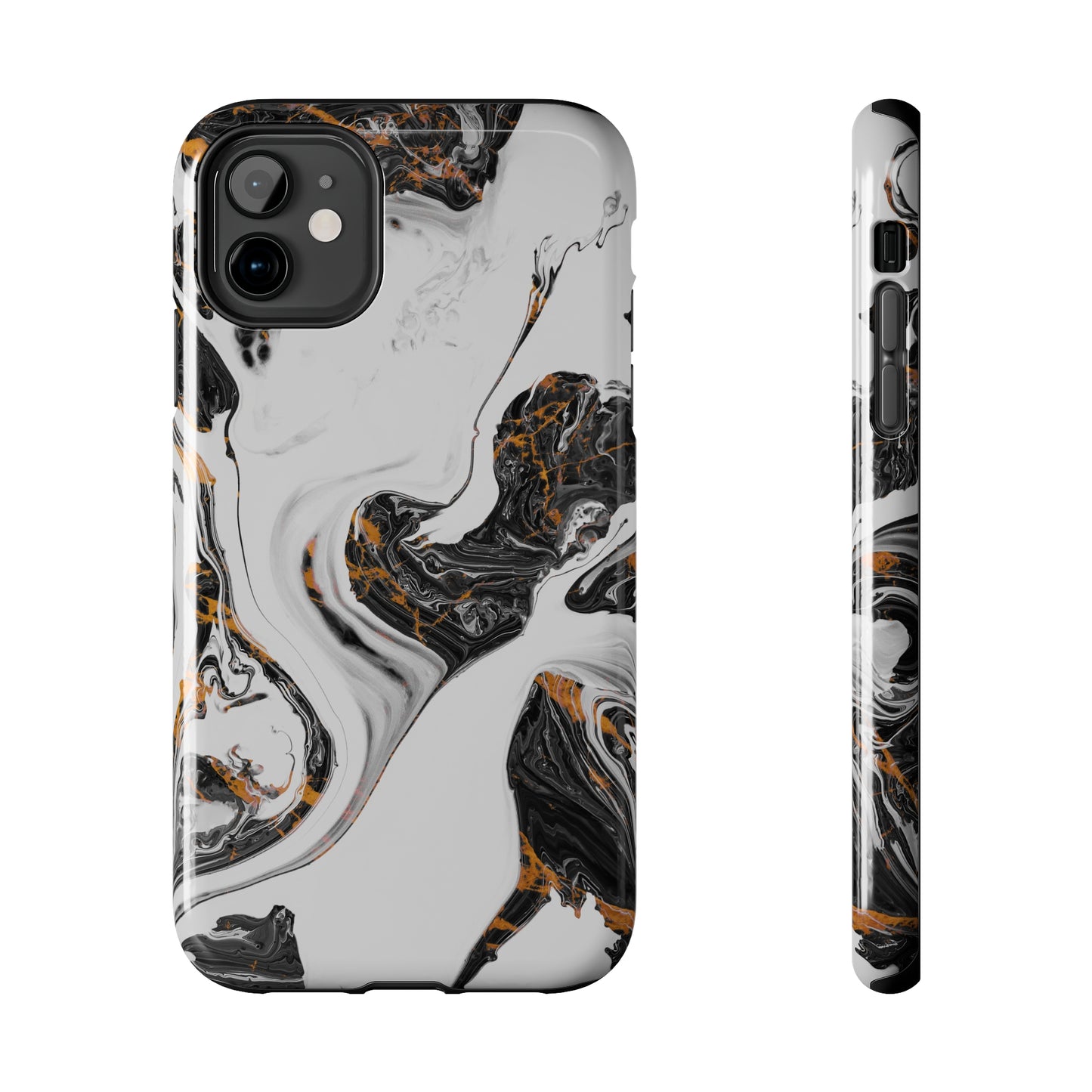 Misty Marble Tough iPhone Case