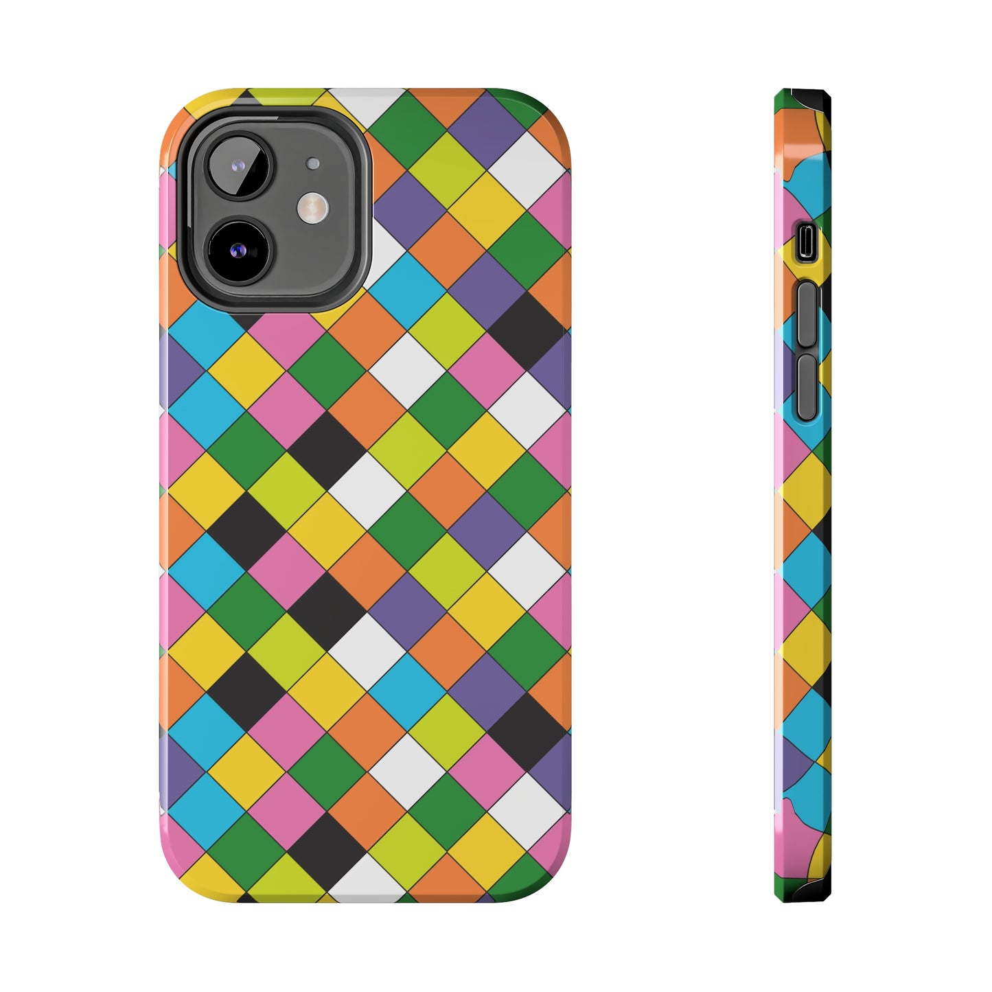 Cross Checkers Tough iPhone Case