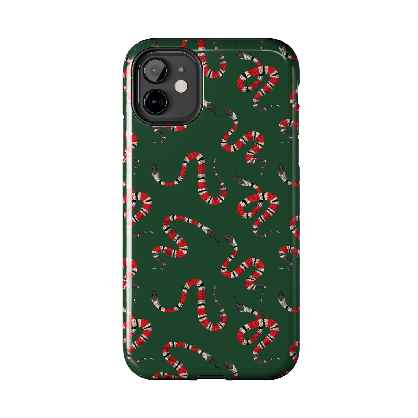 Snake Pattern Tough iPhone Case