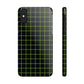 Green Grid Snap Case