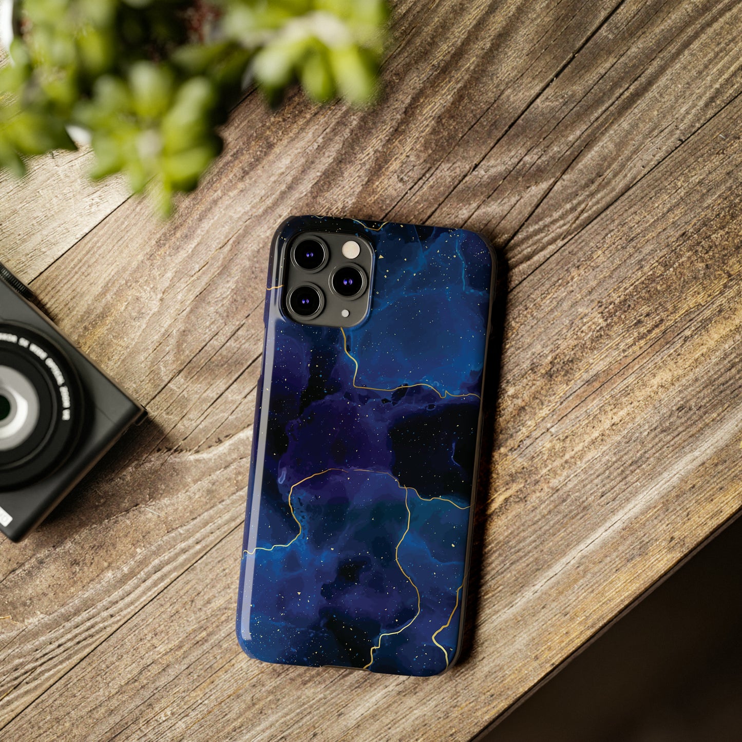 Blue marble pattern Snap Case