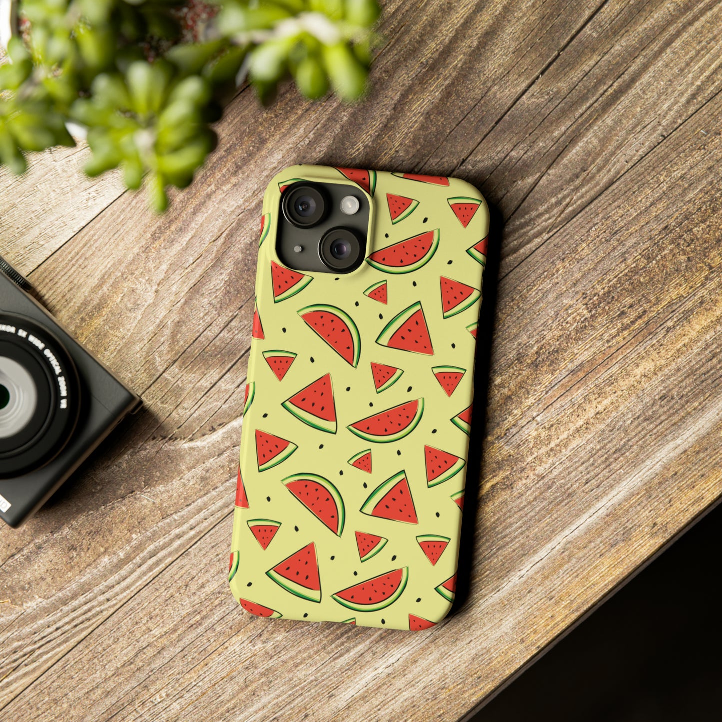 Watermelon Pattern Snap Case