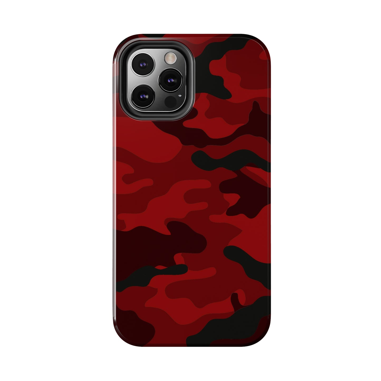 Red Camouflage Tough Case