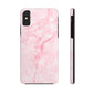 Pink Marble Tough iPhone Case