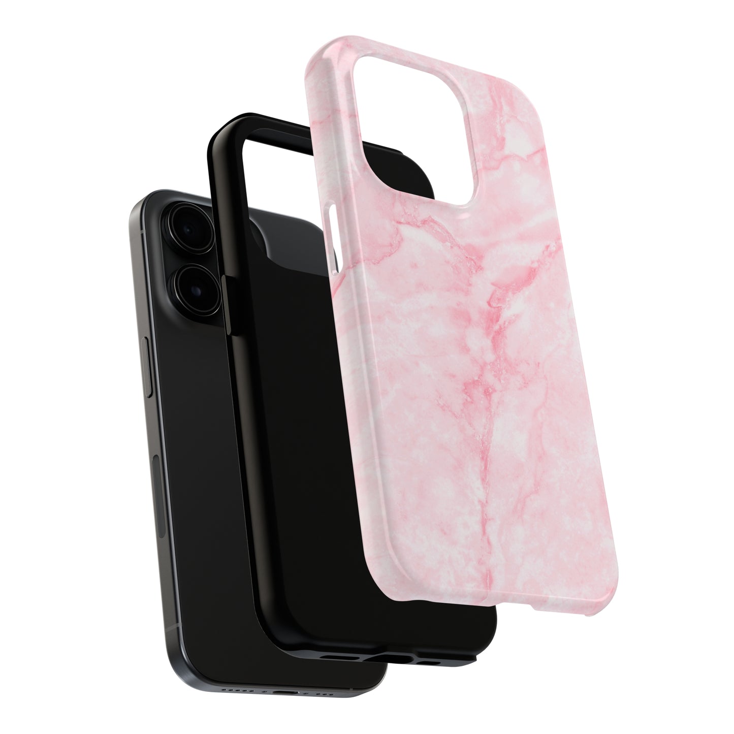 Pink Marble Tough iPhone Case