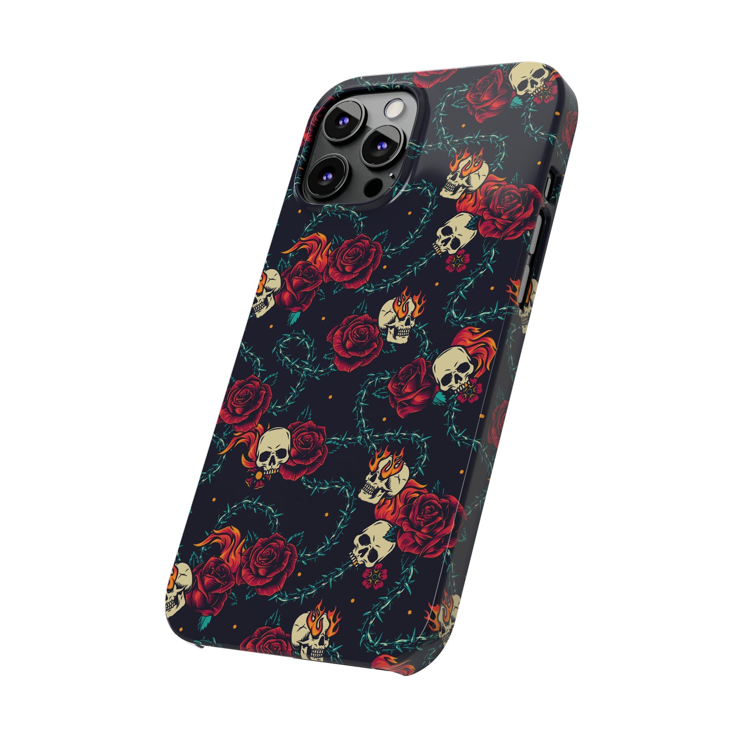 Skulls & Roses Snap Case