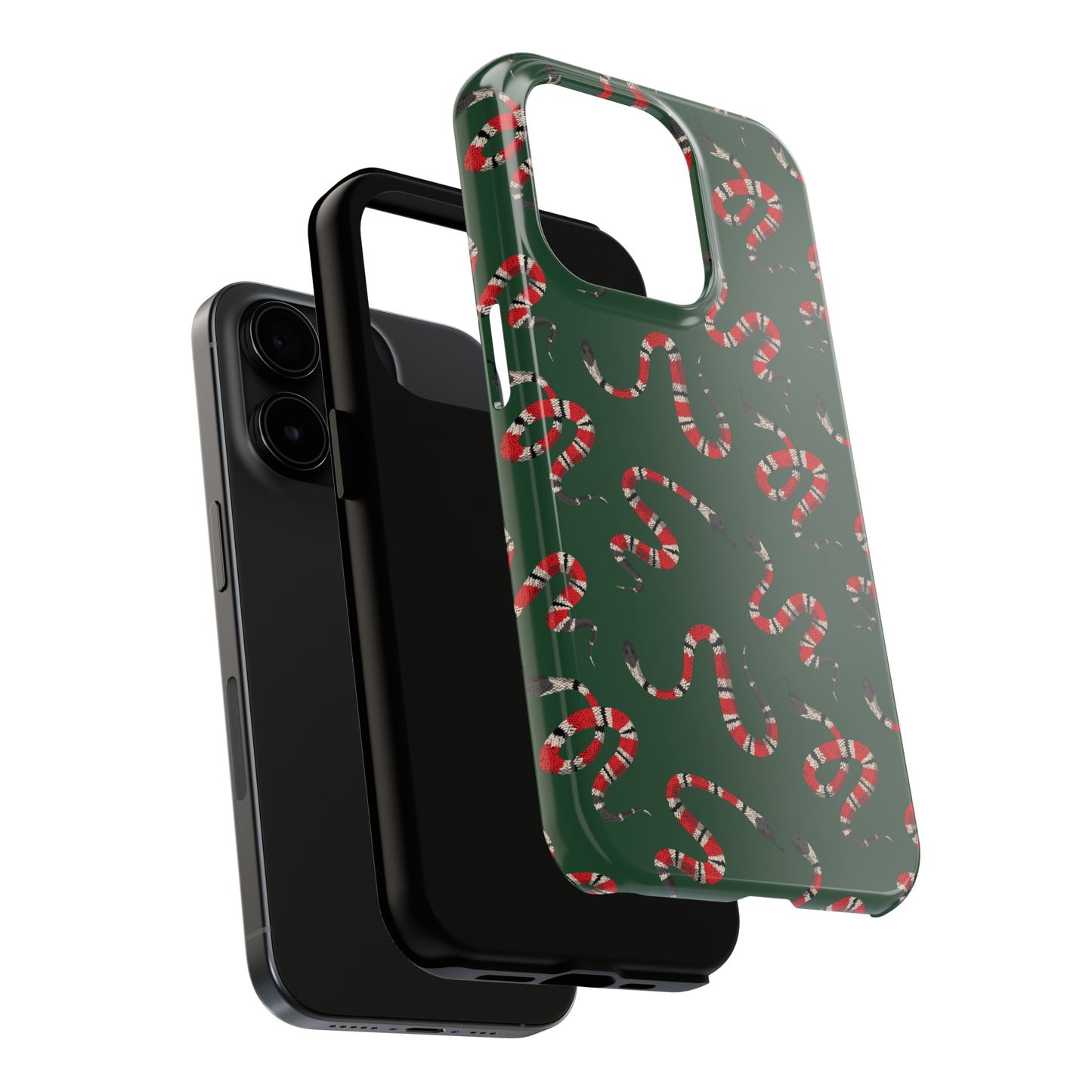 Snake Pattern Tough iPhone Case