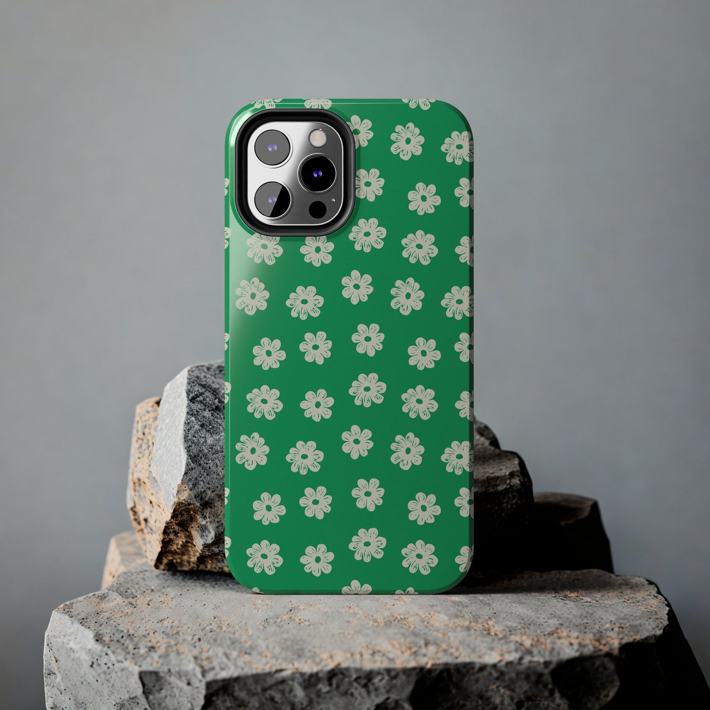 Retro Floral Tough iPhone Case