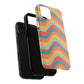 Wavy Pattern Tough iPhone Case