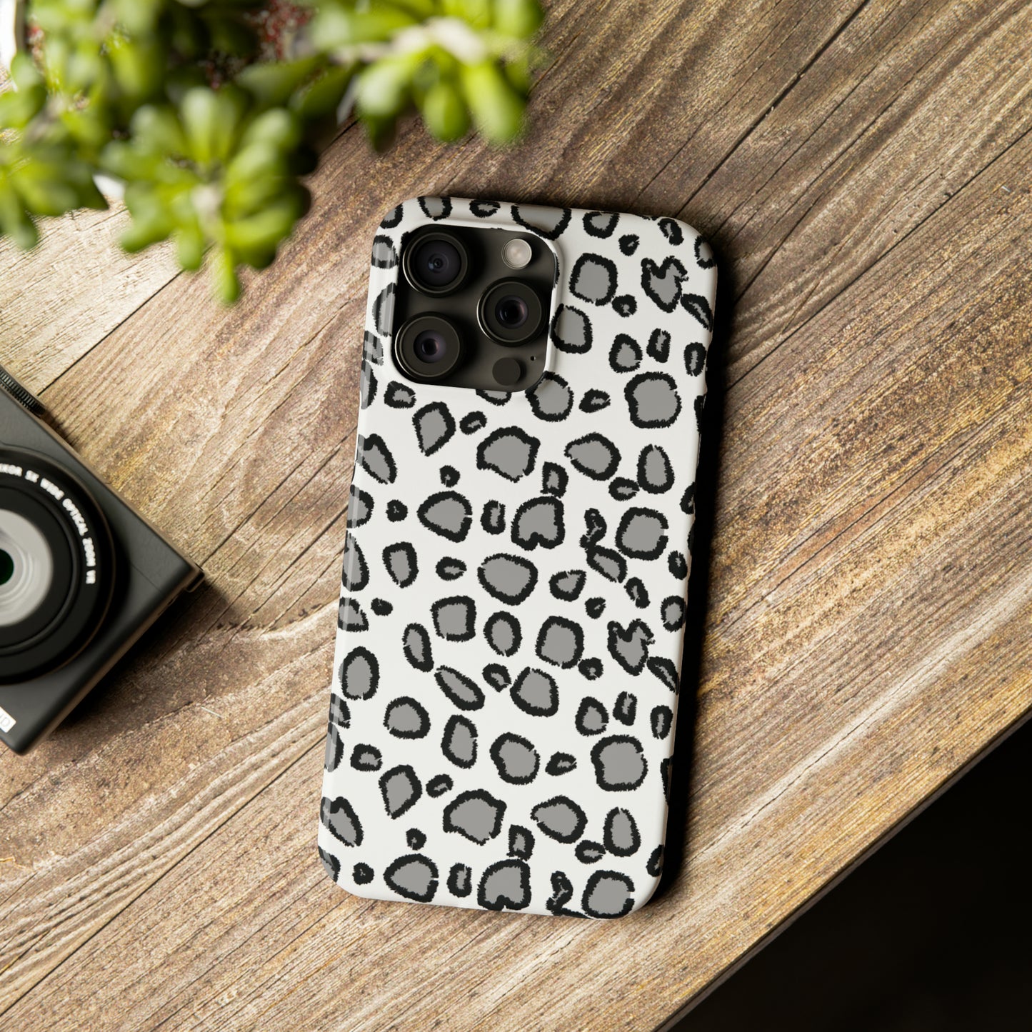 Snow Leopard Snap Case