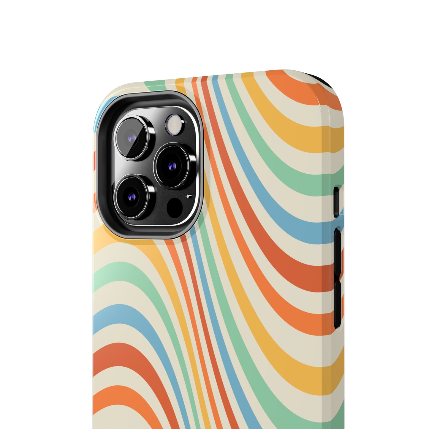 Retro Swirl Tough iPhone Case