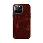 Red stone pattern Tough Case