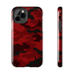 Red Camouflage Tough Case