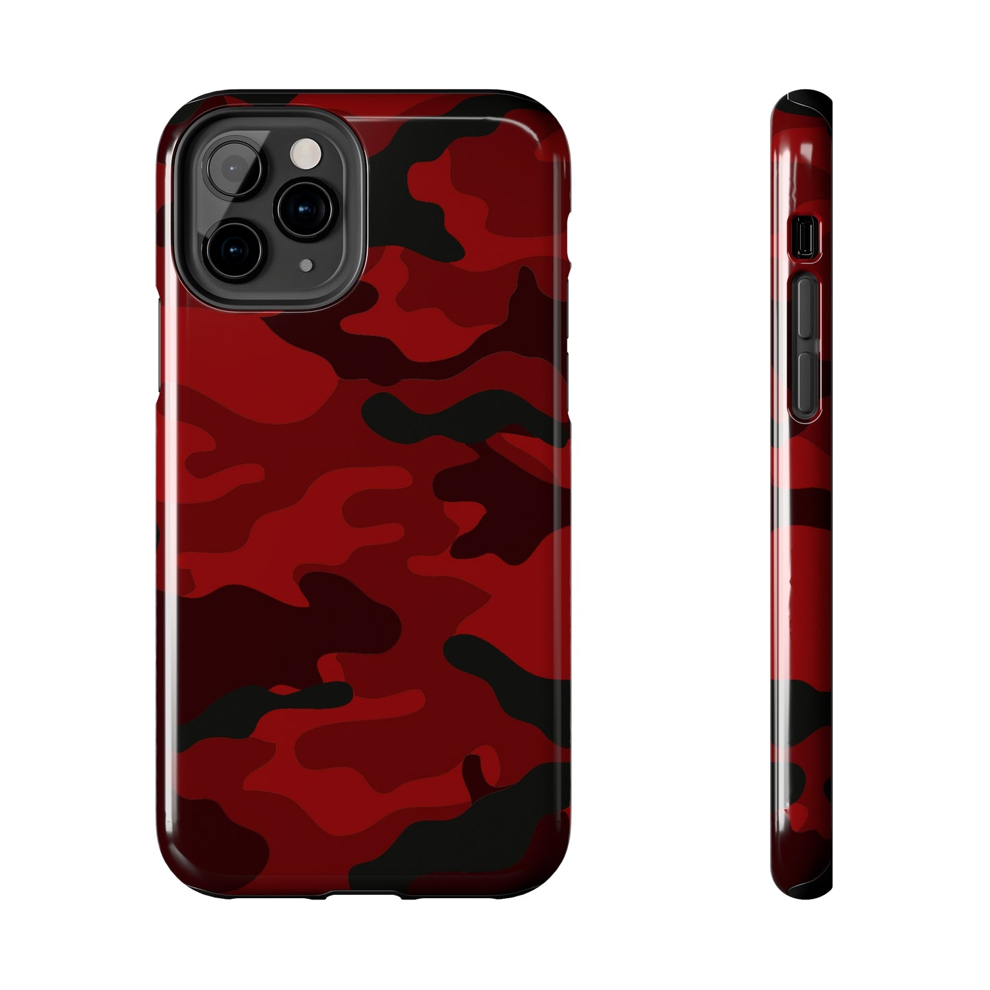 Red Camouflage Tough Case