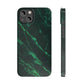 Dark green marble pattern Snap Case