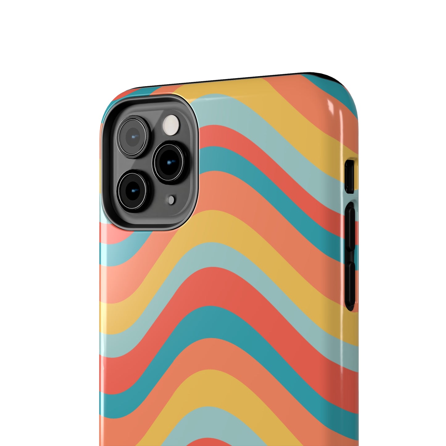 Wavy Pattern Tough iPhone Case