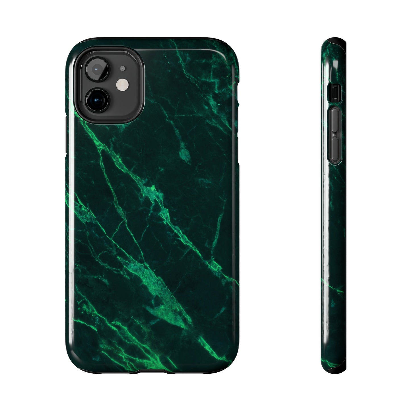 Dark green marble pattern Tough Case