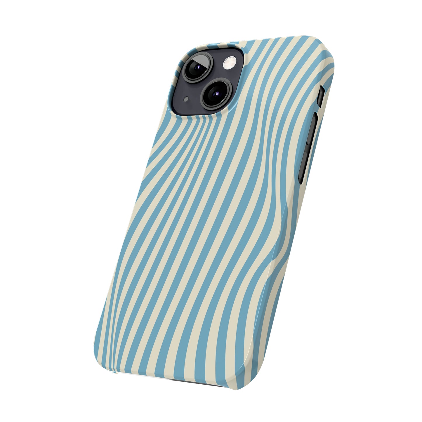 Aqua Swirl Snap Case