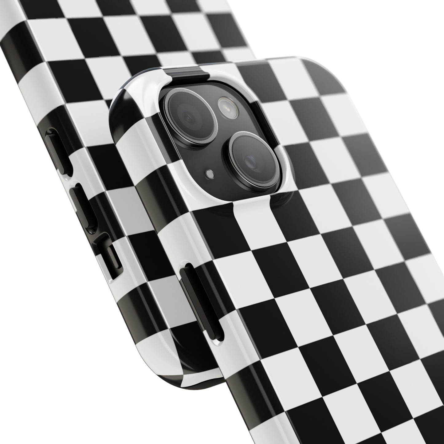 Black and white checks Tough Case