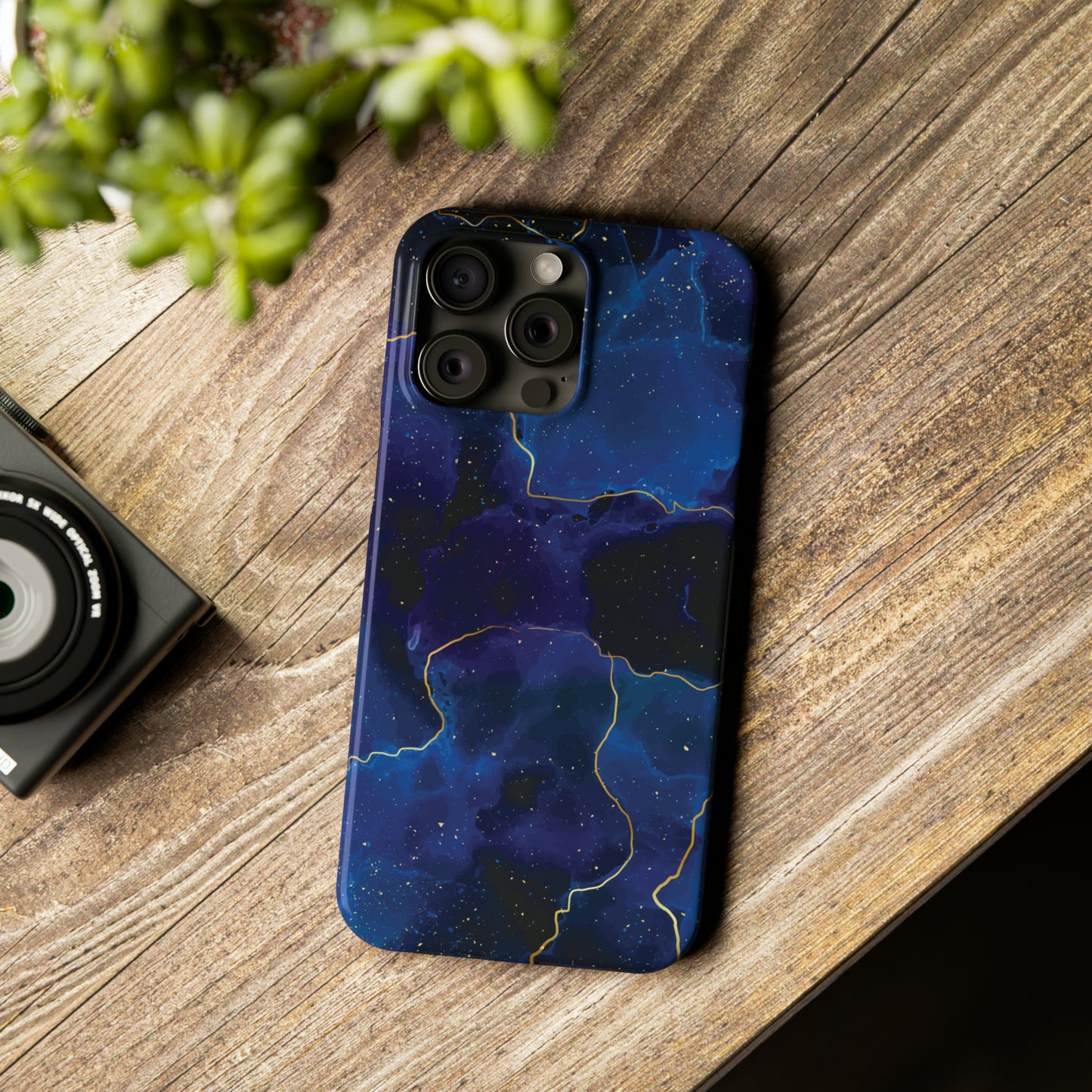 Blue marble pattern Snap Case