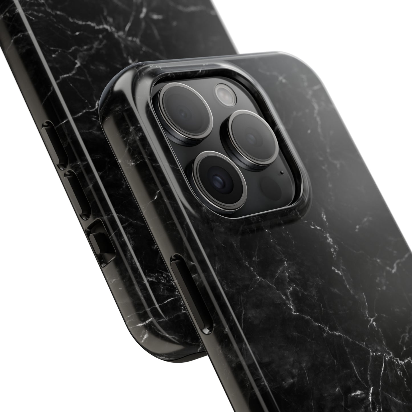 Marquina Black Tough iPhone Case